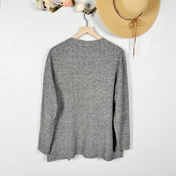 Eileen Fisher Open Front Organic Linen/Cotton Cardigan Size Medium - Picture 4 of 8